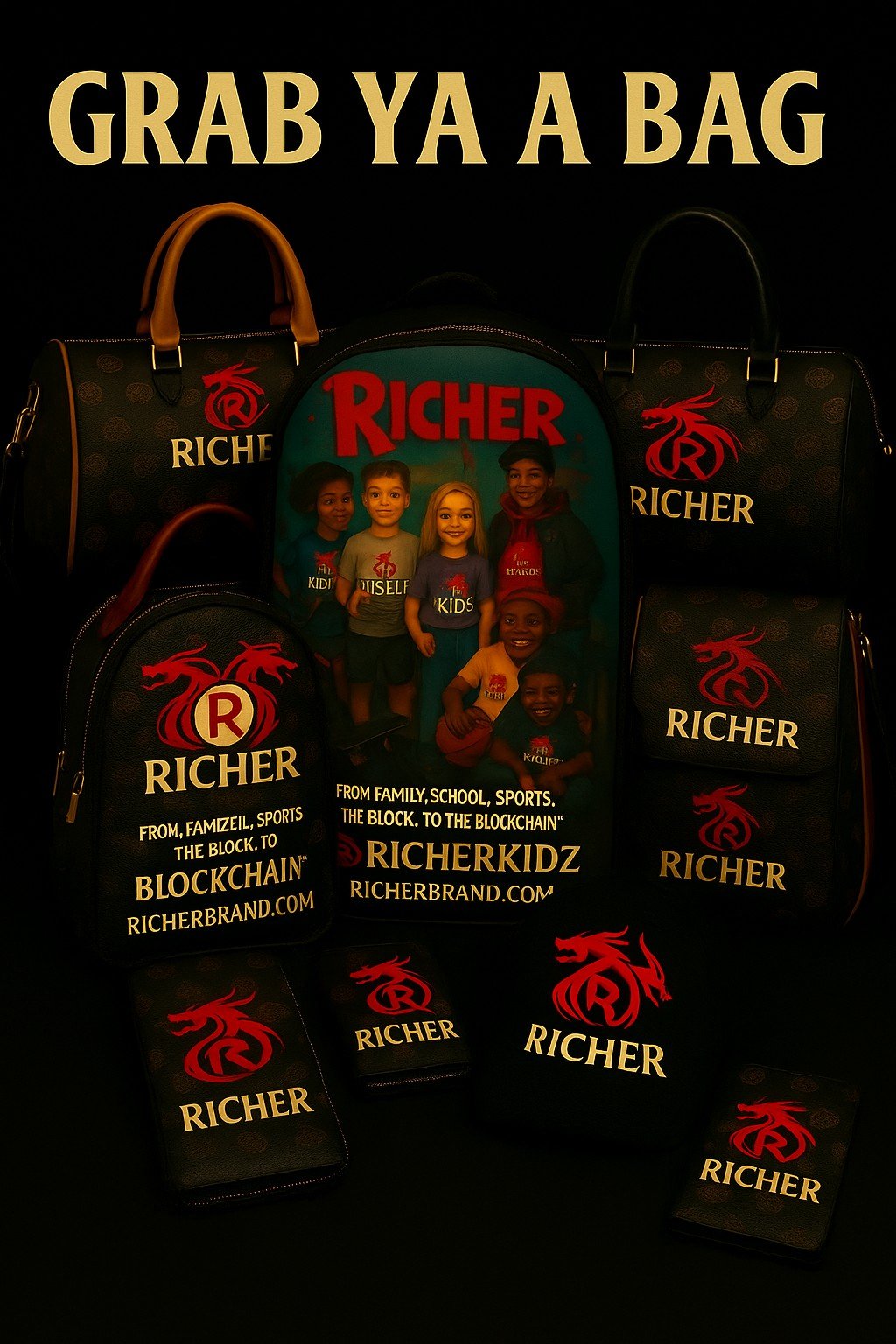 Grab Ya a Bag — fundraiser merch.